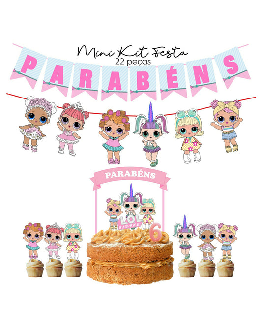 Mini kit Festa Lol Pastel