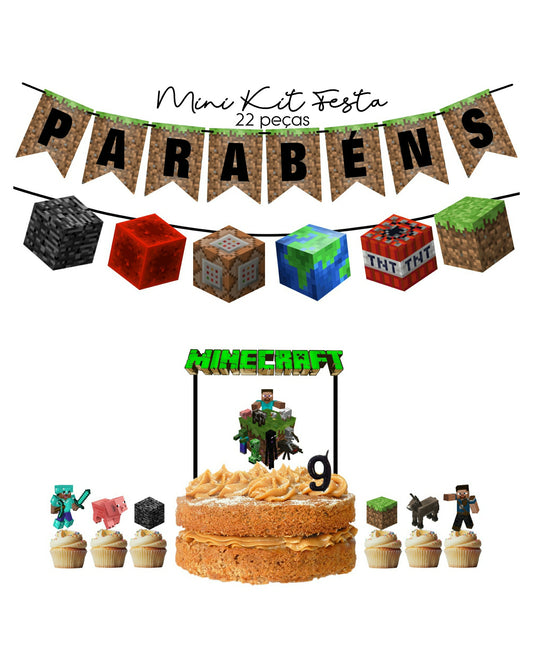 Mini Kit Festa Minecraft