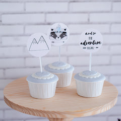 12 Cupcake Toppers Tribo